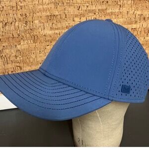 Melin A-Game Hydro Blue Snapback Hat Men Water Resistant Perforated Baseball Cap